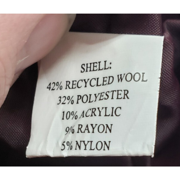 Woman's Classic Maroon Red Cloth Beret Hat Cap - Picture 7 of 9